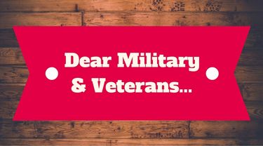 MFR dear military veterans